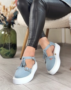 Pantofi Casual albastri model - Ozi Oceanic PN - Img 2