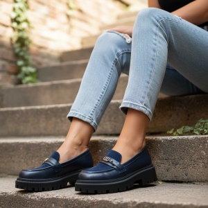 Pantofi Casual albastri model - Saya