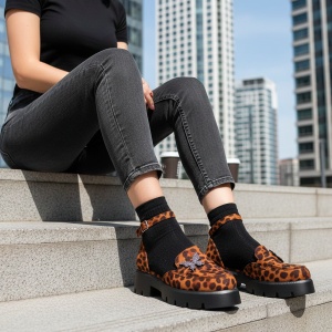 Pantofi casual animal print model - Fly PN - Img 5