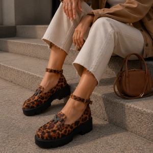 Pantofi casual animal print model - Fly PN