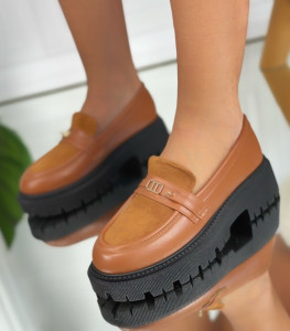Pantofi Casual / Saya Brown - Img 3