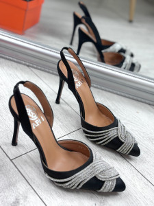 Pantofi Dama / Kristal Black - Img 2