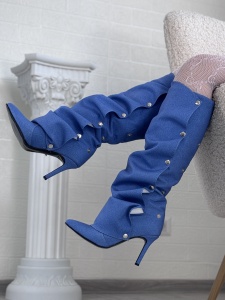 Cizme Dama / Kaia Denim Blue - Img 4