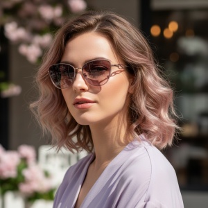 Ochelari de soare dama - roz UV400 - 2020-519