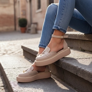 Pantofi Casual bej model - Kate PN