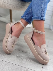 Pantofi Casual bej model - Kate PN - Img 4