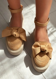 Pantofi Casual / Bow Camel PN - Img 4