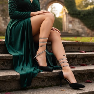 Pantofi dama negri model - Medusa