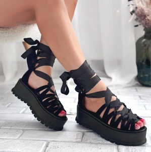 Sandale Dama / Dya Black PN - Img 1