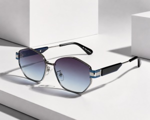 Ochelari de soare dama - albastru UV400 - 2020-529 - Img 2