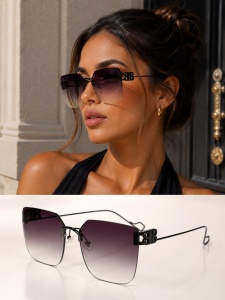 Ochelari de soare dama - maro UV400 - 2020-112