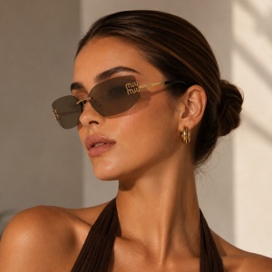 Ochelari de soare dama - maro UV400 - 2020-383