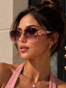 Ochelari de soare dama - roz UV400 - 2020-511