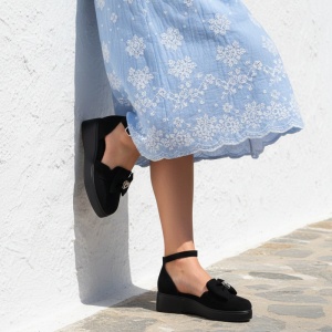 Pantofi casual negri model - Kay PN - Img 2