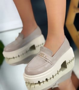 Pantofi Casual / Saya Khaki - Img 3