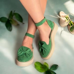 Pantofi casual Verde model - Oxi PN - Img 5