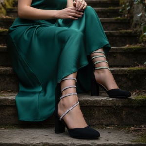 Pantofi Dama negri model - New Ally PN - Img 4