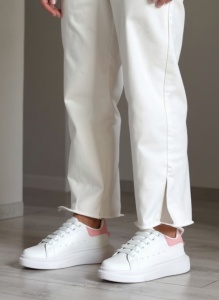 Adidași damă albi cu detalii roz MCA W/Pink - Img 5