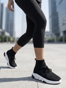 Adidasi dama negru model - New Bibi