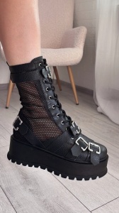 Ghete de Vara Dama Negre – Model Long Summer Saga PIG - Img 3