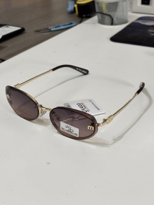 Ochelari de soare dama - maro UV400 - 2020-525 (Toc inclus) - Img 4