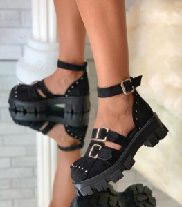 Pantofi Casual / Aysha Negru PN - Img 5