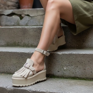 Pantofi Casual bej model - Erisa PN - Img 3