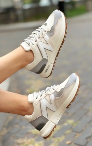 Adidasi Dama / NN Begie Grey - Img 1