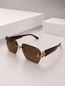 Ochelari de soare dama - maro inchis UV400 - 2020-511 - Img 2
