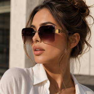Ochelari de soare dama - maro R073