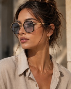 Ochelari de soare dama - reflexii albastre L695
