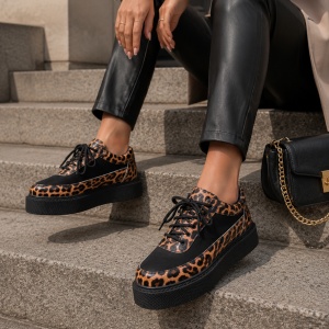 Pantofi Casual / Gato negru S Leo