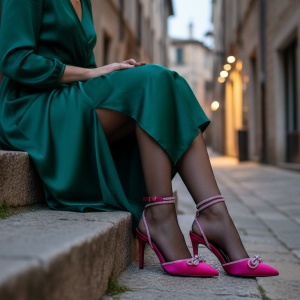 Pantofi Dama fucsia model - Honey - Img 3