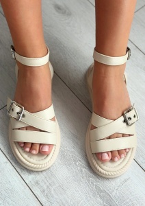 Sandale Dama / Ares Beige - Img 1
