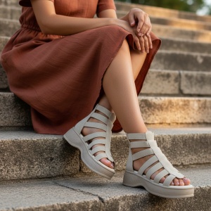 Sandale Dama Bej model - Oxana