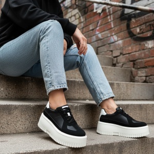 Adidasi Dama / New Abraxa Negru