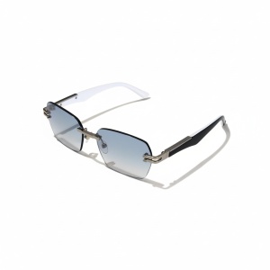 Ochelari de soare dama - albastru UV400 - 2020-502 (Toc inclus) - Img 2