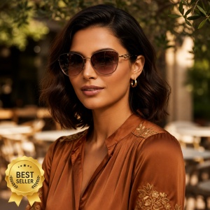 Ochelari de soare dama - maro UV400 - 2020-519