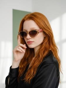 Ochelari de soare dama - roz UV400 - AP7543 (Toc inclus) - Img 4