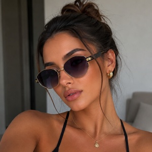 Ochelari de soare dama - verde UV400 - 2020-529