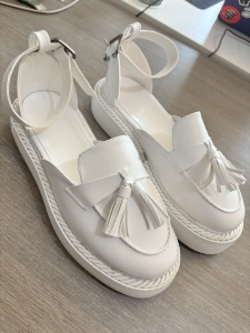 Pantofi Casual / Amy S Alb (mici imperfectiuni)