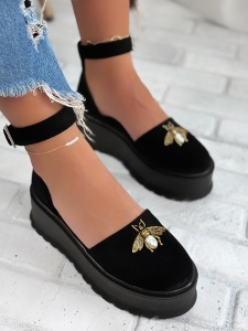 Pantofi Casual / Bee negru - Img 2