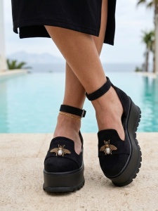 Pantofi casual dama negri Inez - PN