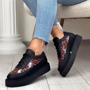 Pantofi Casual / Gato Black Leo PIG - Img 2