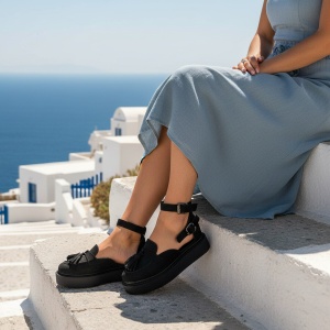 Pantofi Casual negri model - Amy PN - Img 4