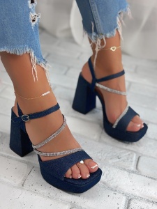 Sandale Toc / Ava Denim - Img 1