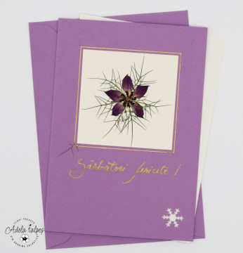 Felicitare "Floarea de gheață" - Img 5