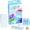 Ștampilă cu tuș de textile și set de litere Marky DIY