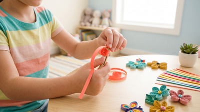 Ce este quilling-ul și de ce e una dintre cele mai bune activități pentru copii de 8+ ani