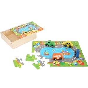Puzzle Lemn - Masini